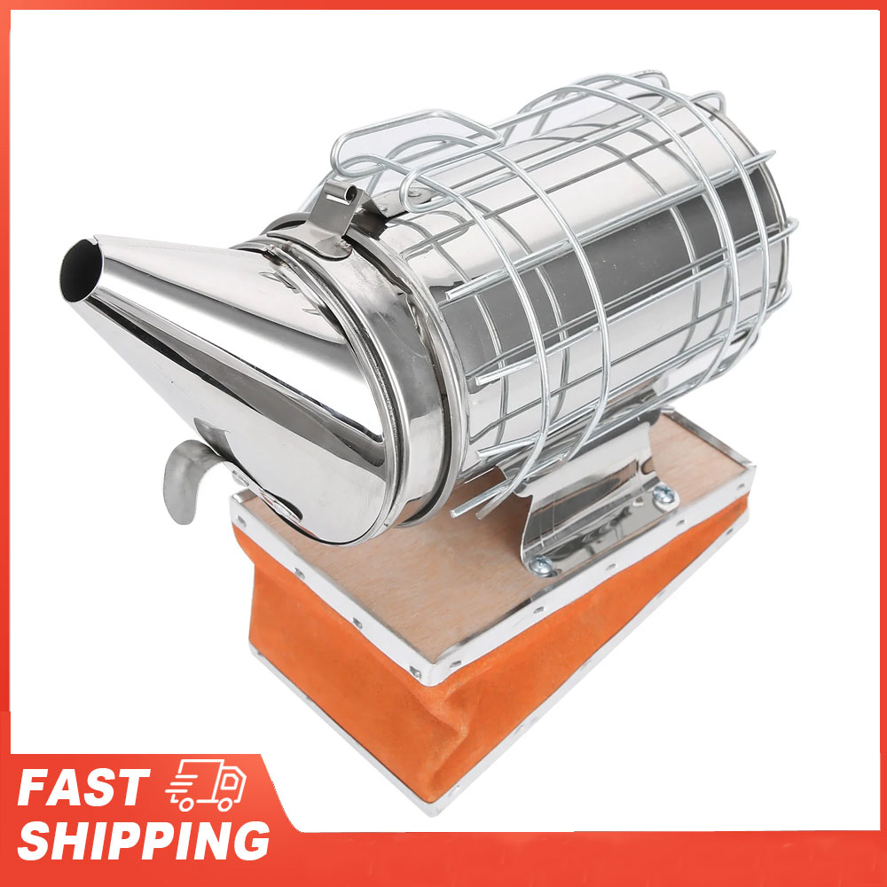 Bee Smoker Tool - Alat Pengasap Lebah Kulit Sapi Stainless