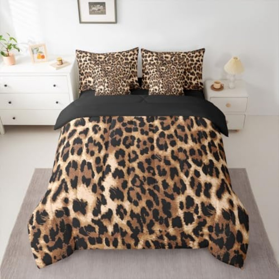 Set Sprei Leopard Print Bed in - Farming Africa ulasan dan harga