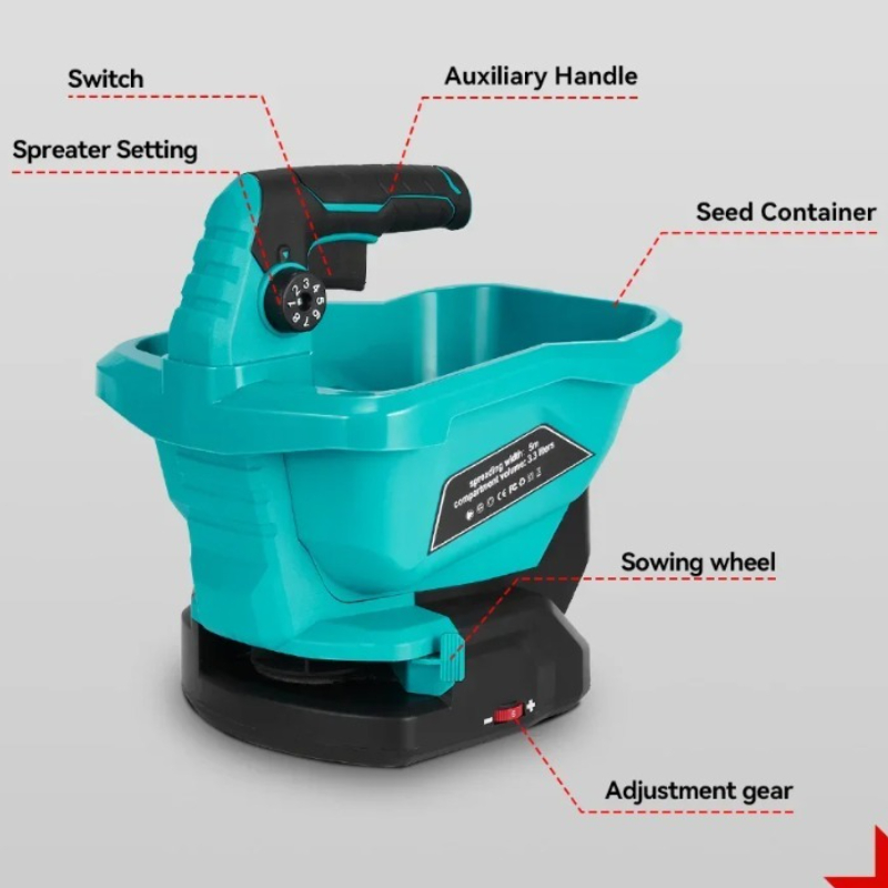 Penyebar Pupuk Otomatis 6 Gigi - Farming Agriculture Tools ulasan dan harga
