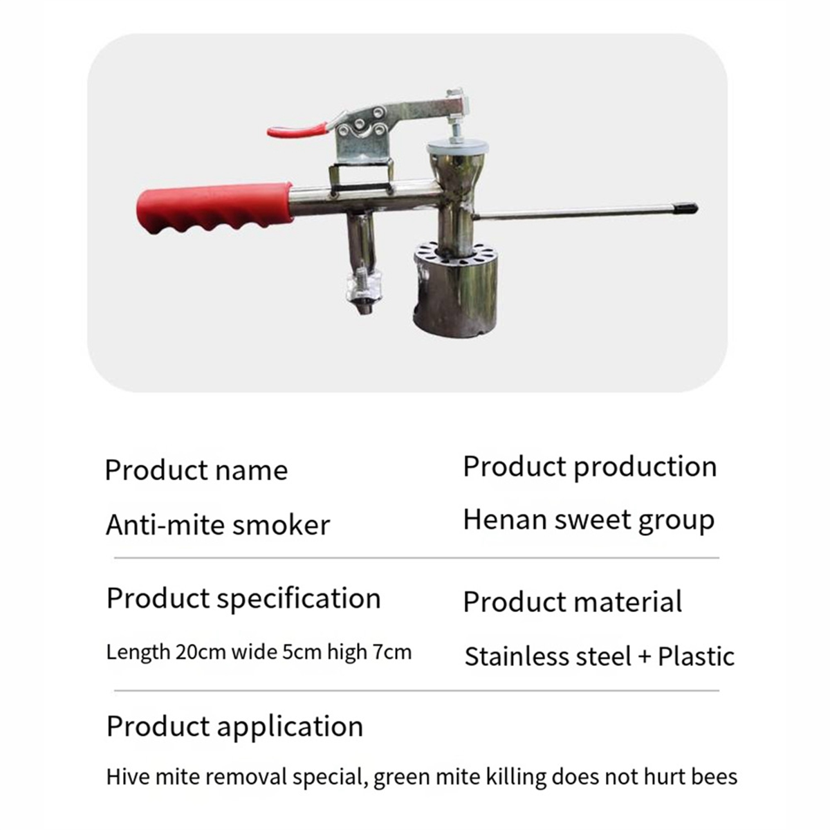 A95I-Mesin Kabut Perawatan Tun - Bee Smoker Tool ulasan dan harga