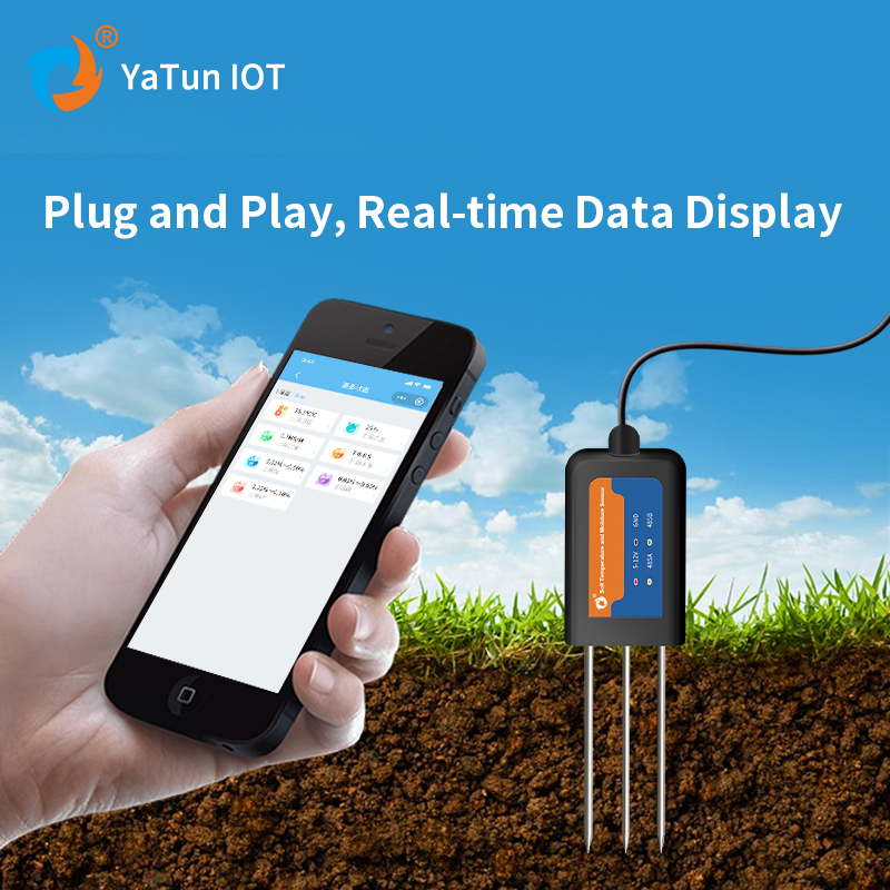 Alat Ukur Tanah Digital IOT 4G - Soil Moisture Sensor ulasan dan harga