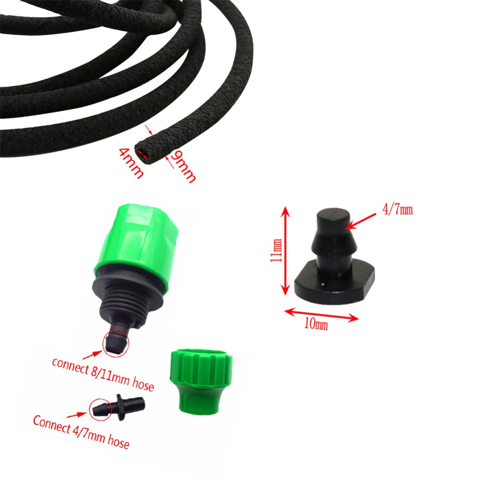 10M Soaker selang Waterig Kit  - Farming Pipe For Agriculture ulasan dan harga